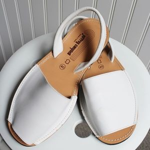 Jeffrey Campbell Avarca White Leather Slingbacks